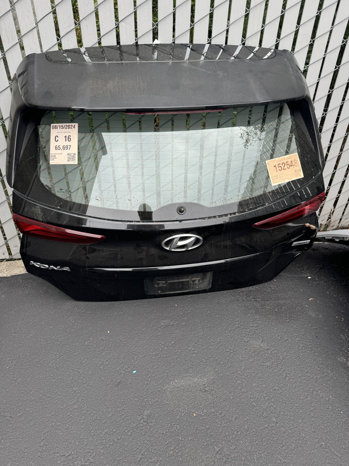 2018 Hyundai Kona SE Rear Hatch