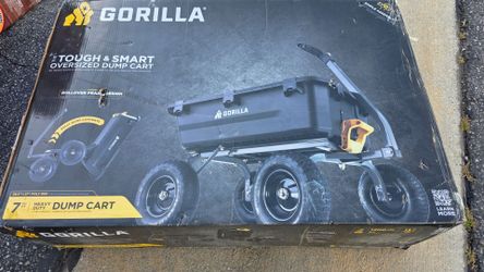 GORILLA CARTS
7 cu. ft. Heavy Duty Plastic Dump Garden Cart 1200 lbs Capacity New Price Firm In Corona92879