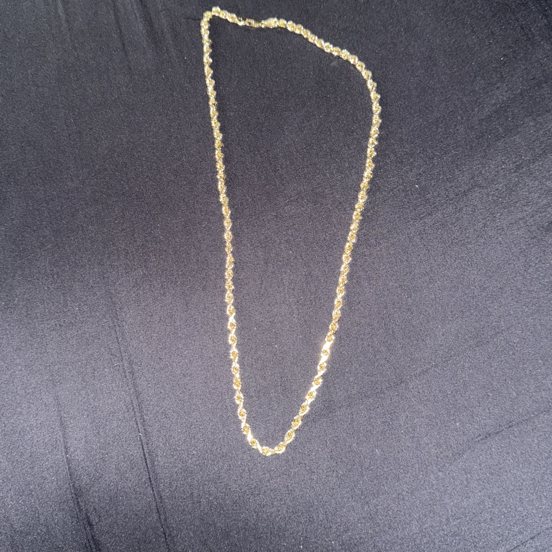 14k Gold Rope Chain 5mm Hollow