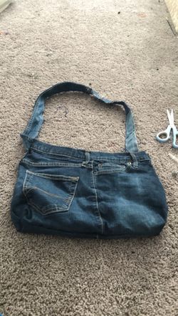denim bag