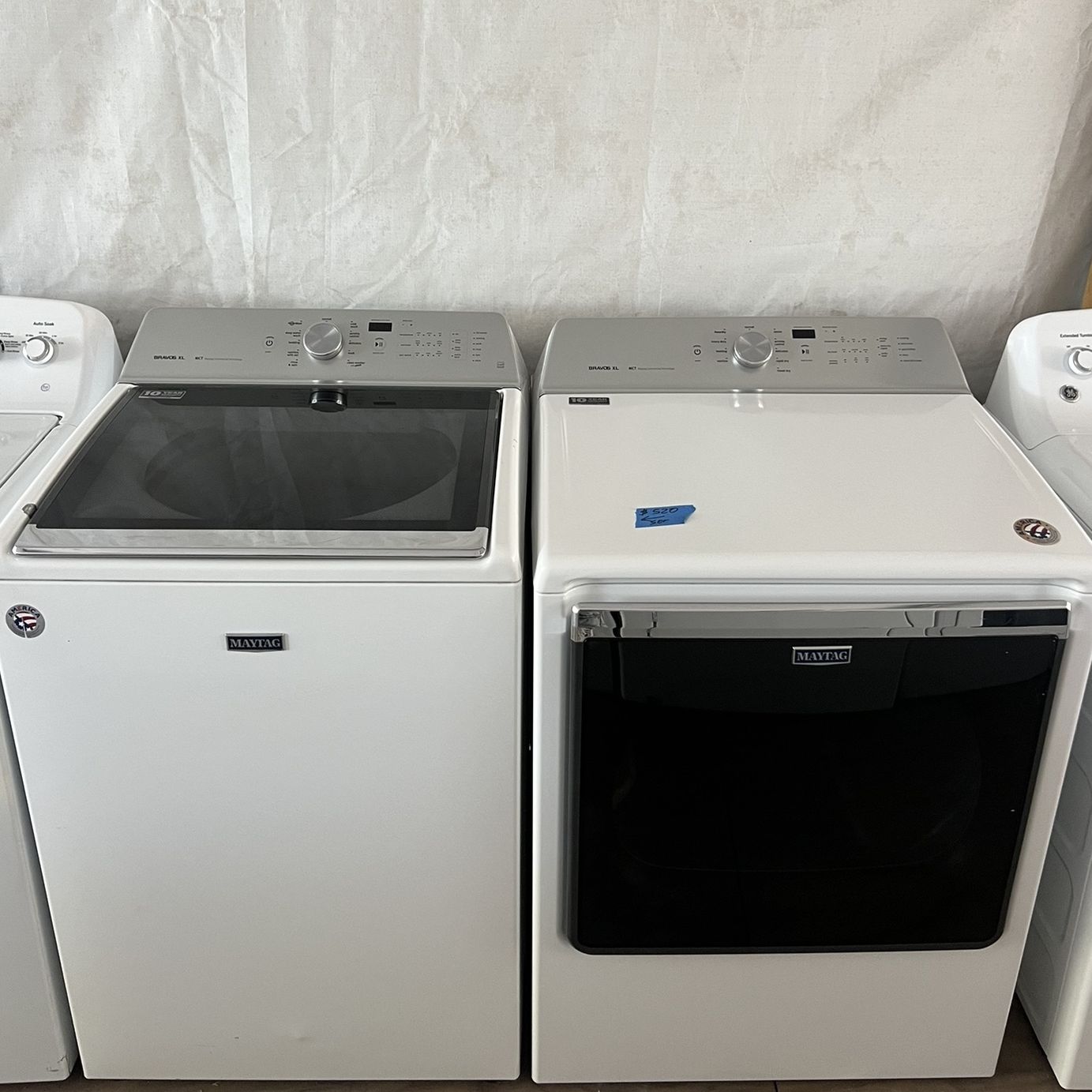 Maytag Washer&dryer Large Capacity Set   60 day warranty/ Located at:📍5415 Carmack Rd Tampa Fl 33610📍