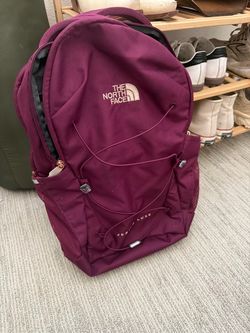 Purple north face backpack
