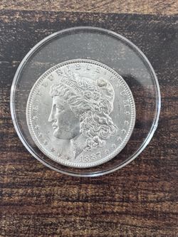 1887 Morgan Silver Dollar Coin