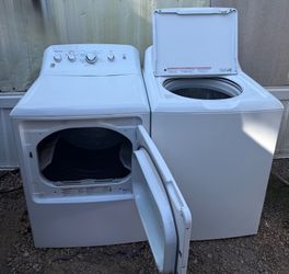 Washer and dryer electric set GE High efficiency