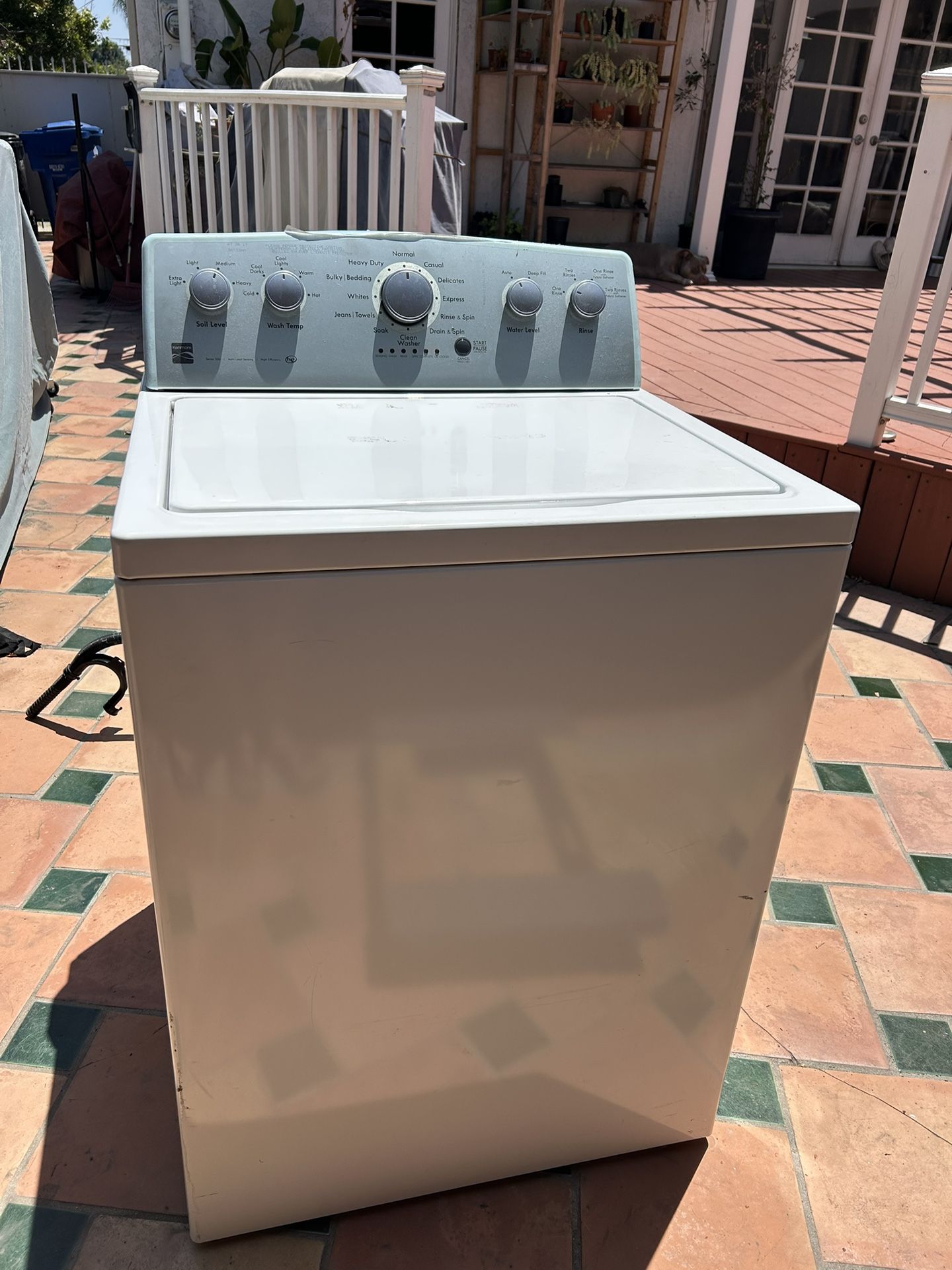 Kenmore washer and GE dryer