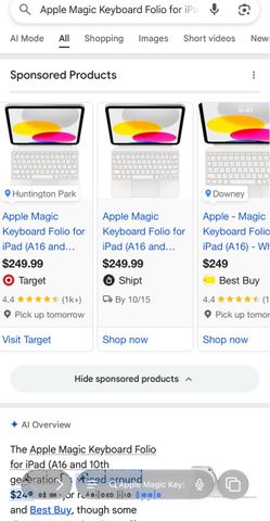 ipad a16 Magic Keyboard Folio