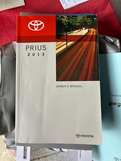 Prius Owners Manual