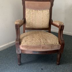 Antique Desk And Chair