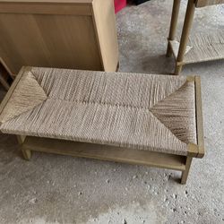 Entryway Bench with the Shelf