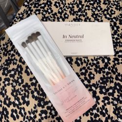 Shades By Shan Brush Set and a wonder beauty in neutral(makeup bundle)