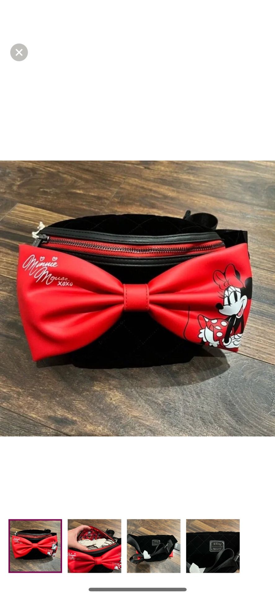 Minnie Mouse Loungefly Disney Fanny Pack