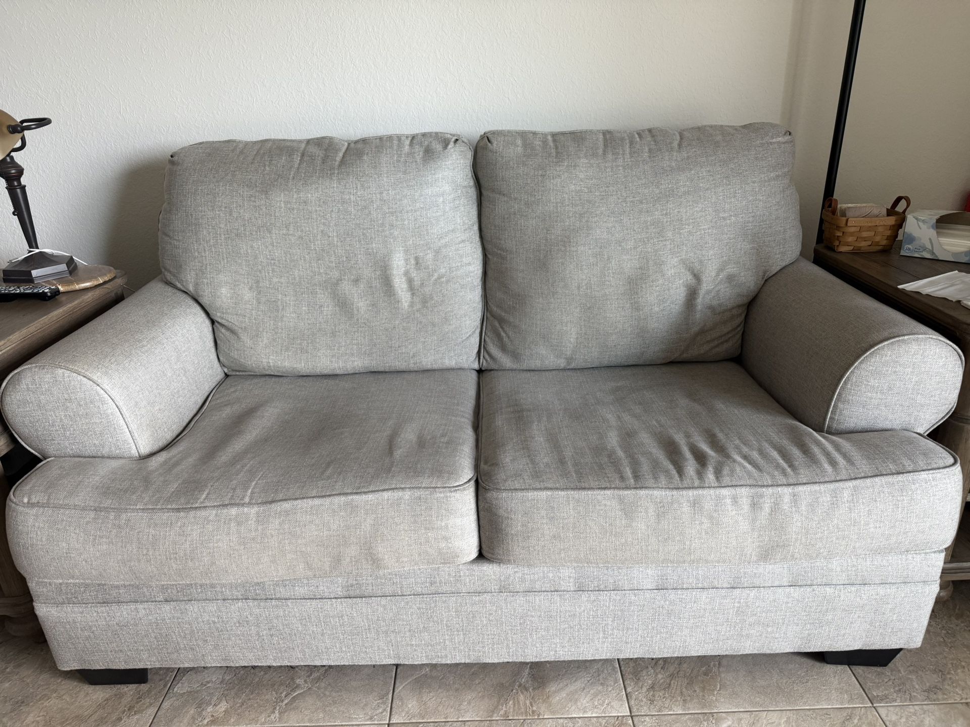 Gray Loveseat-free