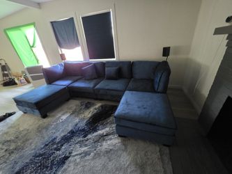 Blue Sectional Couch