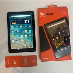 NEW AMAZON HD 10 TAB TABLET + USB CHARGER + WARRANTY