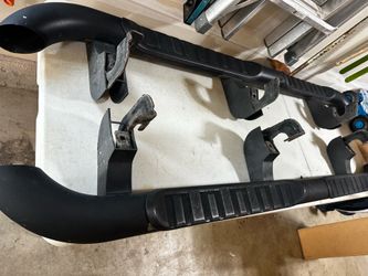2017 Chevy Silverado OEM Crew Cab Running Boards / Side Steps - Black