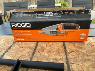 Ridgid Cordless 18v hand vacuum Tool Only