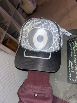 Desiner Hat Hand Painted  (4DLH) Brand New 1/1 $65 Obo