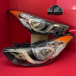 Hyundai Elantra 2011. 2013 headlights.