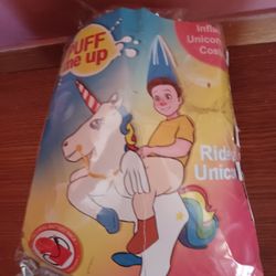 Inflatable Unicorn Costume Kids