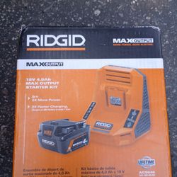 Ridgid battery & Charger 