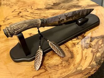 Novelty White Tail Deer Steel