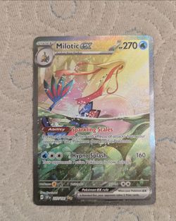 Milotic ex rare Pokemon card