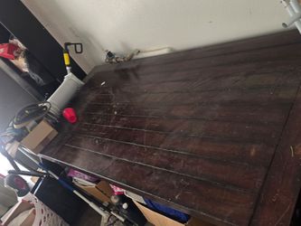 Heavy wooden table