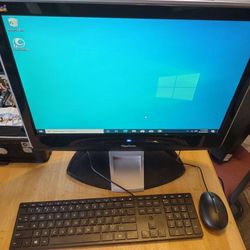 ViewSonic monitor, keyboard and mouse