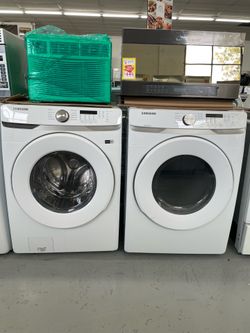 Used Samsung Set Washer and Dryer Gas Front/ 3 Months Warranty