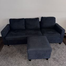 Sofa With Foot Rest 