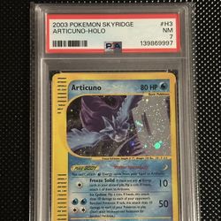 Pokemon 2003 Skyridge Articuno Holo Psa 7