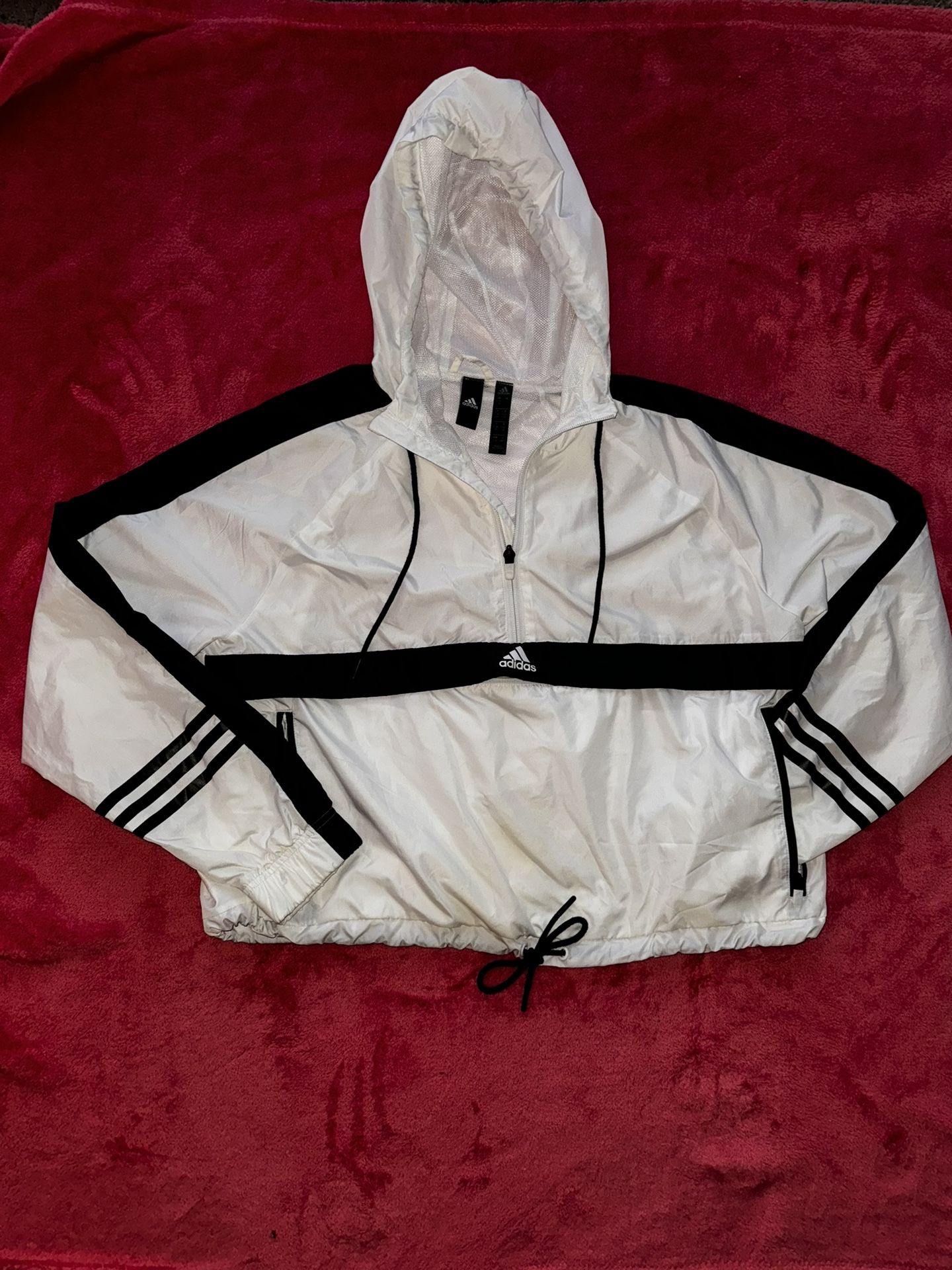 Brand New Cropped Adidas Half Zip