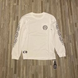 Chrome Hearts White And Black Longsleeve 