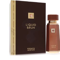 Liquid Brun By Fragrance World French Avenue Unisex Eau de Parfum, 3.4 fl oz, 100ml