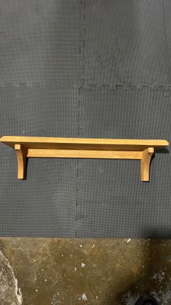 23x6 hard wood Small shelf