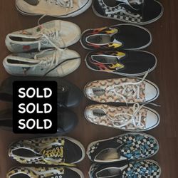 SHOE LOT VANS AND CONVERSE!