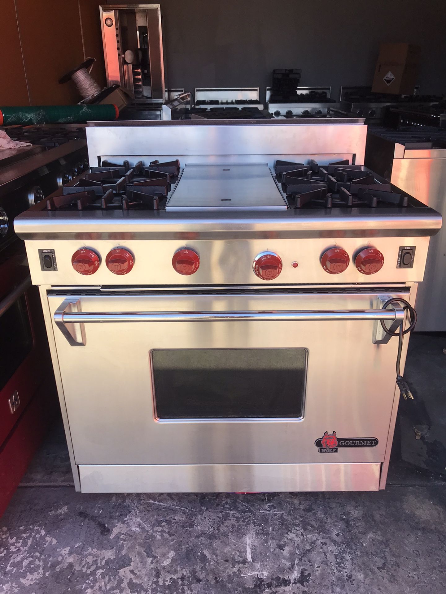 Wolf Gourmet Professional Stove 36”