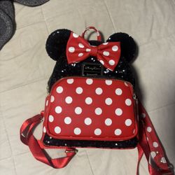 Disney Minney Mouse Backpack/Purse 