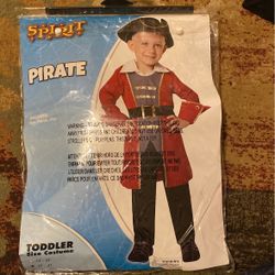 Toddler Pirate Costume 2t-4t