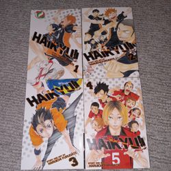 Haikyui Manga Books 1-4 -Turlock 