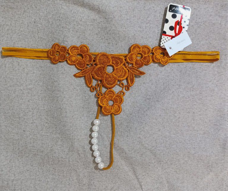 New Embroidery G-string One Size