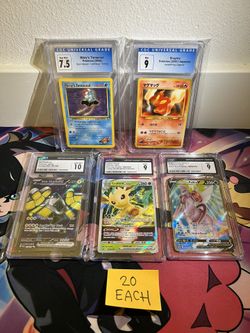 pokemon slabs $20 each 