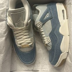Jordan 4 Denim Worn Blue Size 9M New
