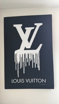 Drip Logo Canvas Wall Art