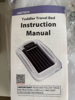 Inflatable toddler, travel bed with sides/ball pit-New /untested