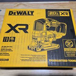 NEW DEWALT 20V MAX XR Cordless Brushless Jigsaw (Tool Only), No Battery or Charger, Jig Saw DCS334B
