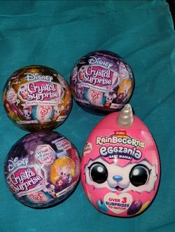 NEW KIDS
* 3 Disney Crystal Surprise
* 1 Rainbocorns Eggzania
 