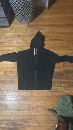 Polo Ralph Lauren  men’s black zip up hoodie