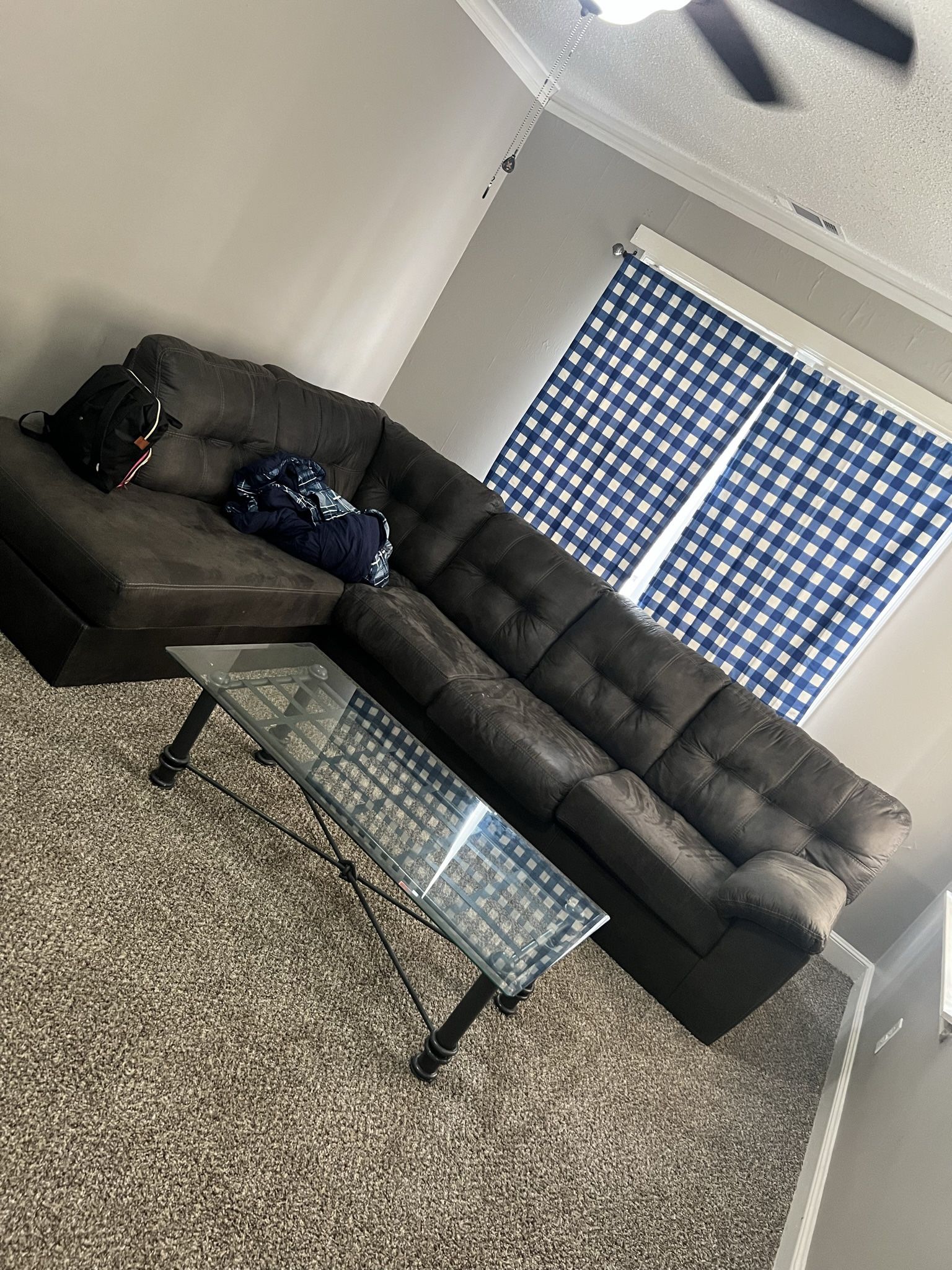 Sectional and Recliner