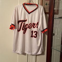 Tigers #13 Jersey Size Large $10.00